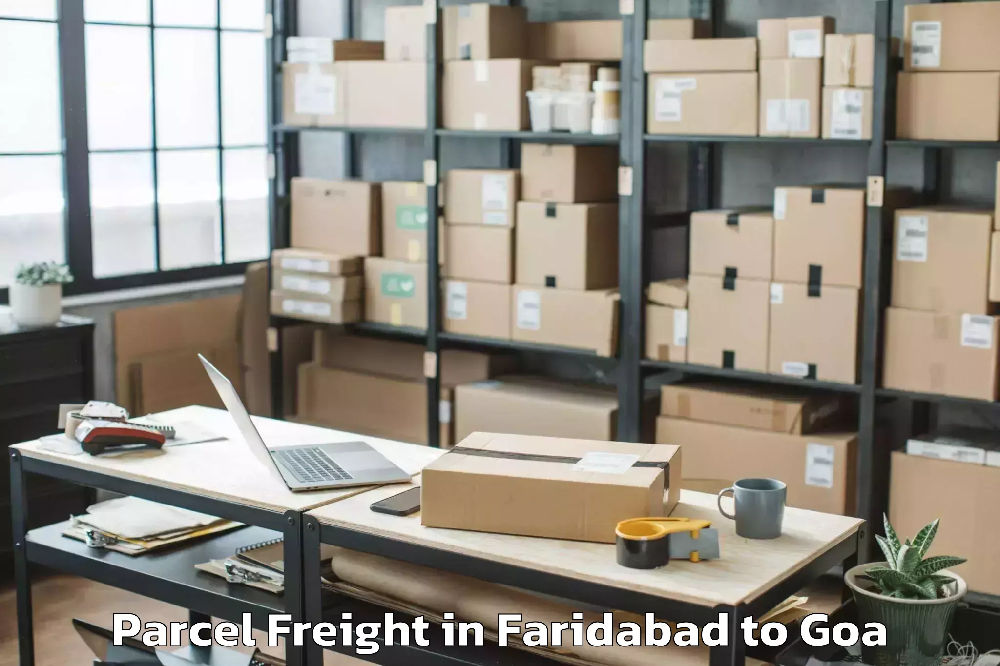 Book Faridabad to Mapuca Parcel Freight Online